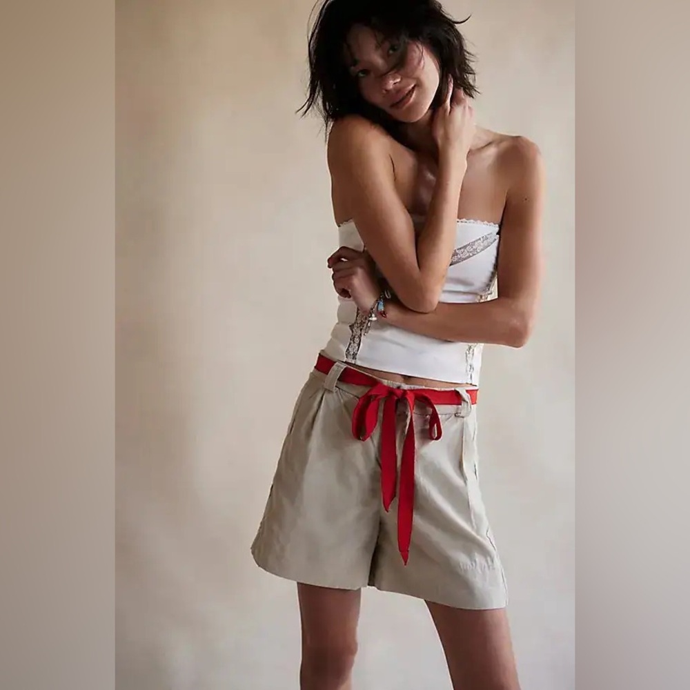 NWOT Free People Perfect Prep Trouser Shorts